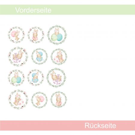 Osterhasenkränze - Designpapier